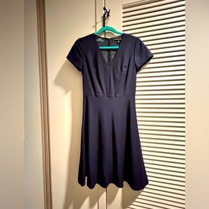 Brooks Brothers Navy Light Stripe Dress
